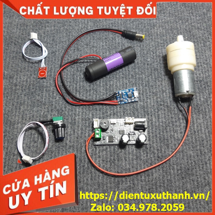 Mạch rót rượu rót nước rót bia dùng pin 4.2v cảm biến chạm, cảm biến hồng ngoại