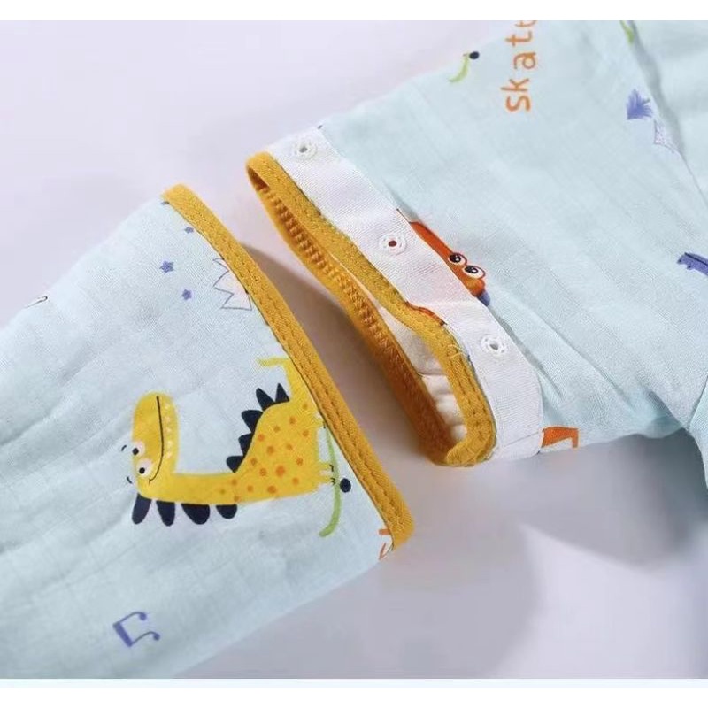 All_forkids:Túi ngủ cotton chần bông, bộ ngủ cho bé CHỐNG ĐẠP CHĂN