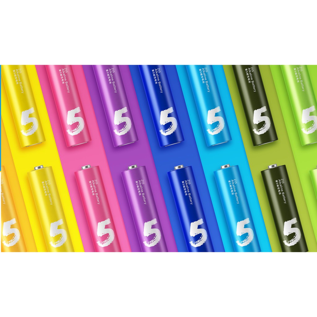 [xiaomi268] Pin tiểu AA số 5 Rainbow (hộp 10 viên) - Hàng Chính Hãng - 1 Đổi 1 trong 30 ngày