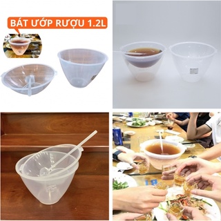 [FREESHIP] CHÉN, BÁT ĐỰNG RƯỢU ƯỚP LẠNH NHỰA PP ( 3 MÓN)