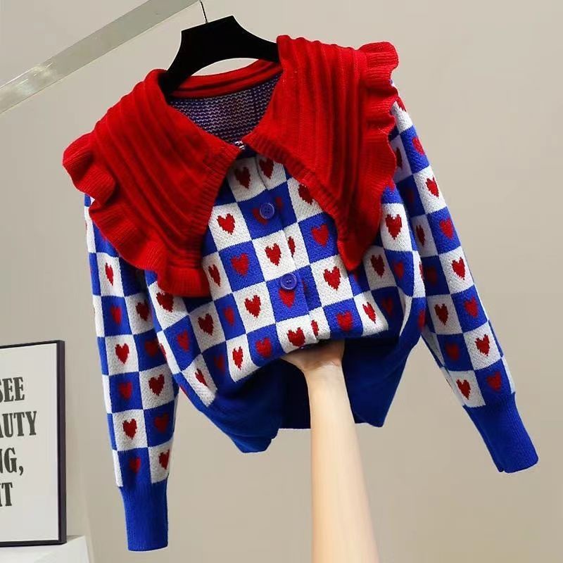 Áo Sweater Dáng Rộng Thiết Kế Mới Thời Trang Mùa Xuân Theo Phong Cách Hàn Quốc