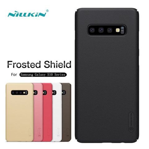 Ốp lưng Nillkin Dạng sần Galaxy S10 Plus/ S10+ Chống vân tay