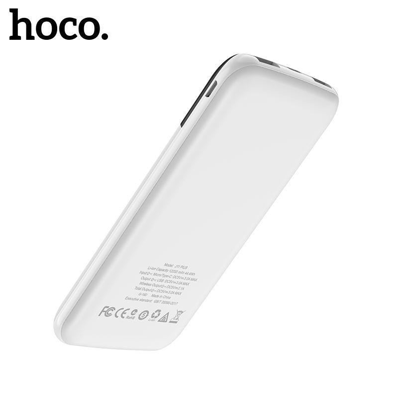 Pin dự phòng 12.000mah HOCO J11 plus kiêm sạc không dây chính hãng - Sạc dự phòng dùng được cho nhiều dòng điện thoại