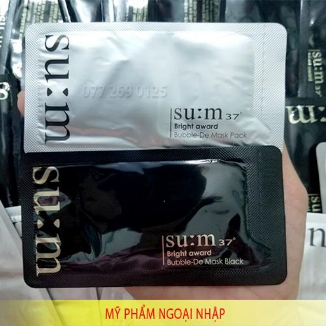 ☆Mặt nạ thải độc bọt Sum 37