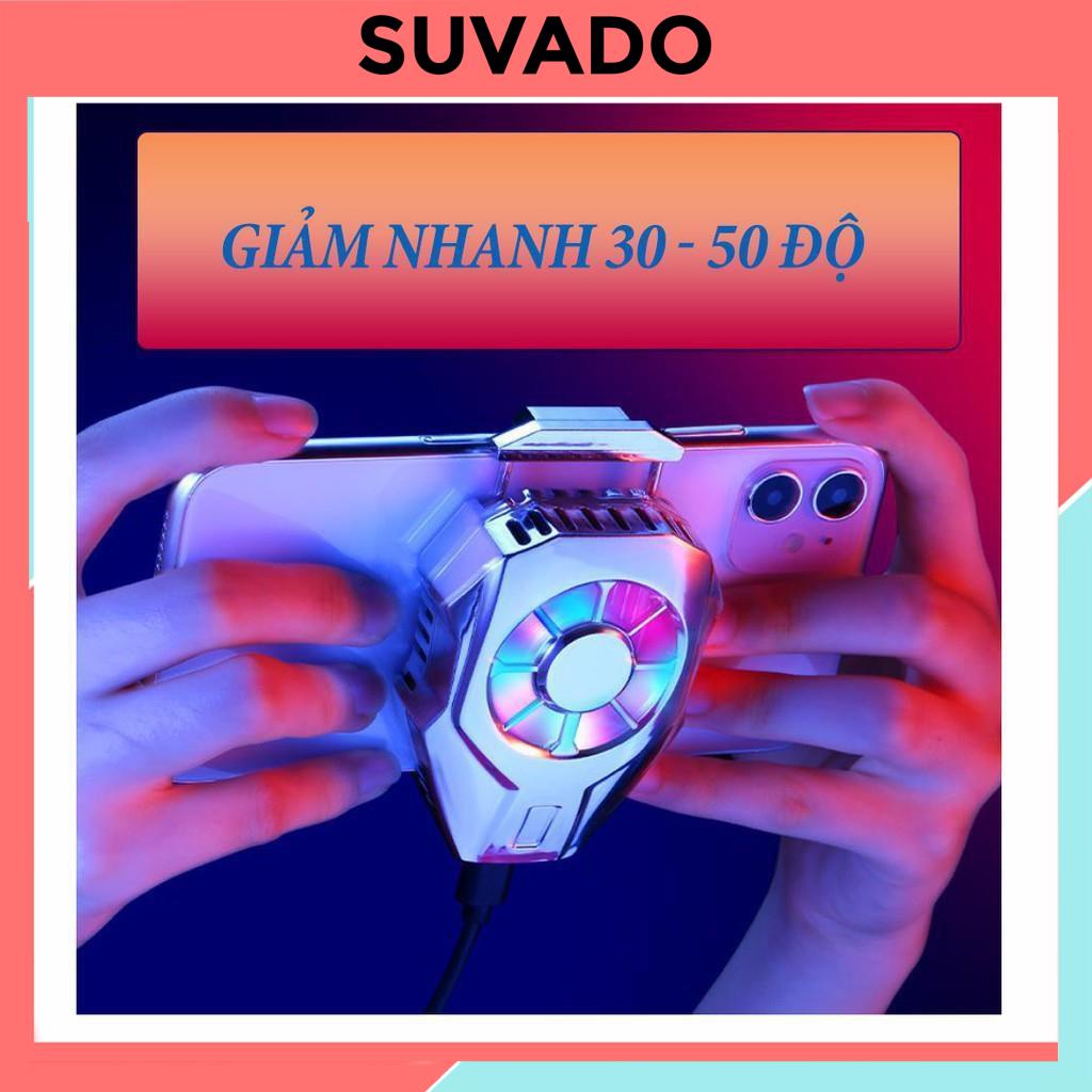 Quạt tản nhiệt Gaming sò lạnh  MEMO L01 siêu mát mini cho điện thoại iphone giá rẻ  SUVADO