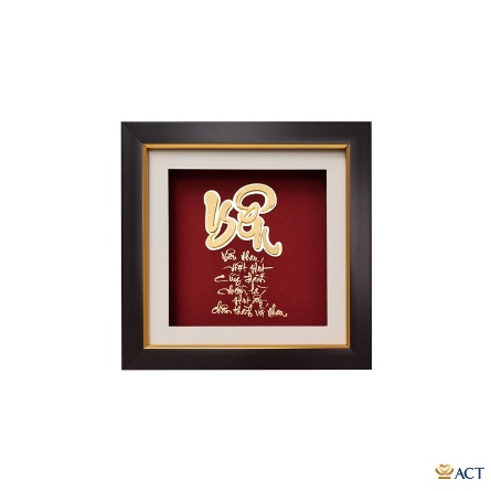 TRANH CHỮ YÊU (20X20CM) - quà tặng vợ, quà tặng bạn gái, quà 20/10, quà 8/3, quà valentine, quà gián