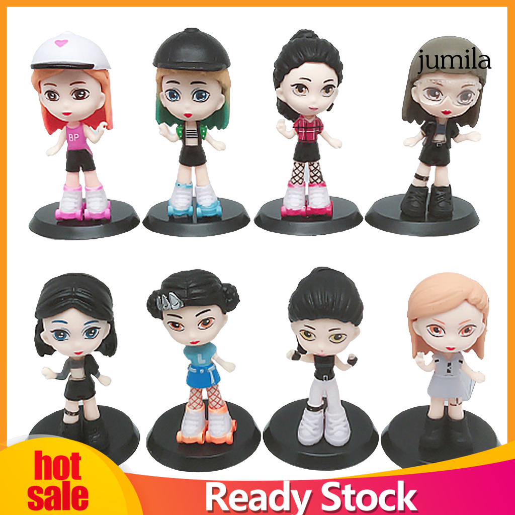 Bộ Sưu Tập Búp Bê Nhân Vật Blackpink (8 Cái)