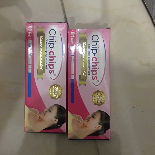 Combo 2 que thử thai Chip Chip
