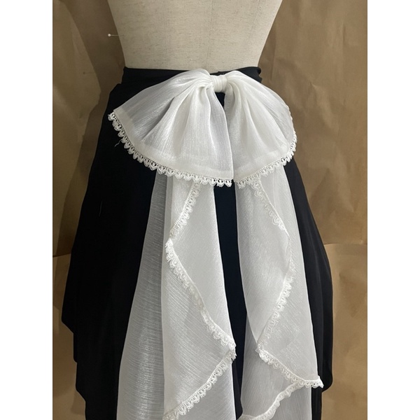 Nơ cài Lolita, tà voan vải, nơ váy cô dâu voan tơ lấp lánh