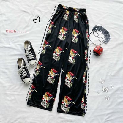 UNISEX - CARTOON PANTS - QUẦN ULZZANG HOẠT HÌNH UNISEX NAM NỮ | BigBuy360 - bigbuy360.vn