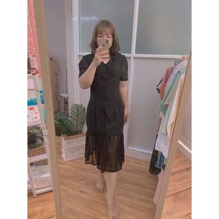 Đầm đuôi cá nút ngọc [big size 55kg - 90kg]