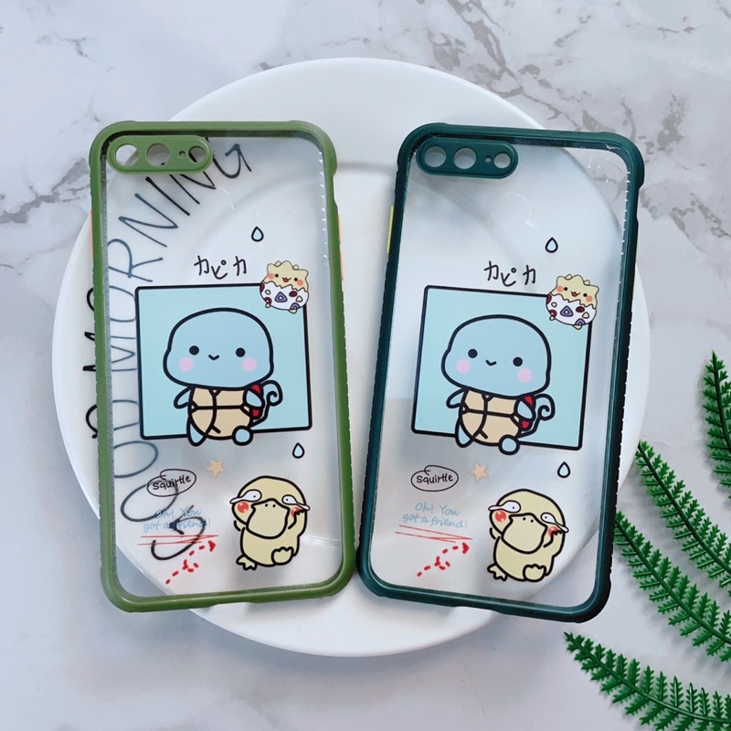 Ốp Lưng iphone 7Plus/8Plus Viền Màu Hình Dễ Thương