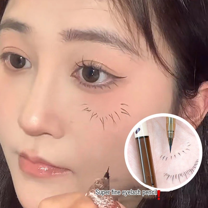 1 Bút Kẻ Mắt / Mascara Dạng Lỏng Siêu Mịn Khô Nhanh Chống Nhòe Lâu Trôi