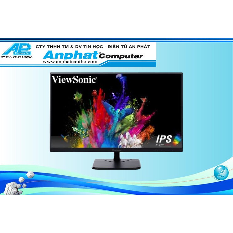 Màn hình ViewSonic 24" VA2456-H (1920 x 1080/IPS/60Hz/5 ms)- Hàng Chính Hãng - Bảo hành 24 tháng