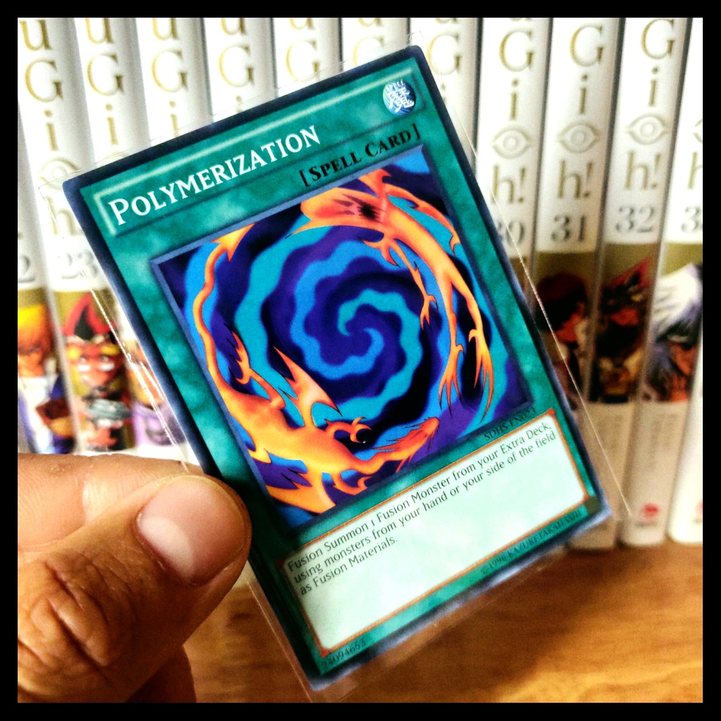 Thẻ bài yugioh chính hãng Dung hợp Polymerization - Common