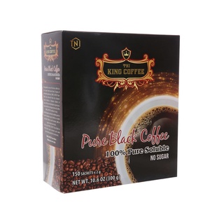 Cà phê đen hòa tan tni king coffee pure black coffee 300g
