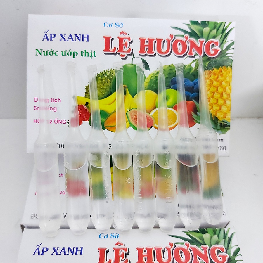 Ấp xanh Lệ Hương hộp 12 ống - ướp thịt, làm lạp xưởng, bánh trung thu