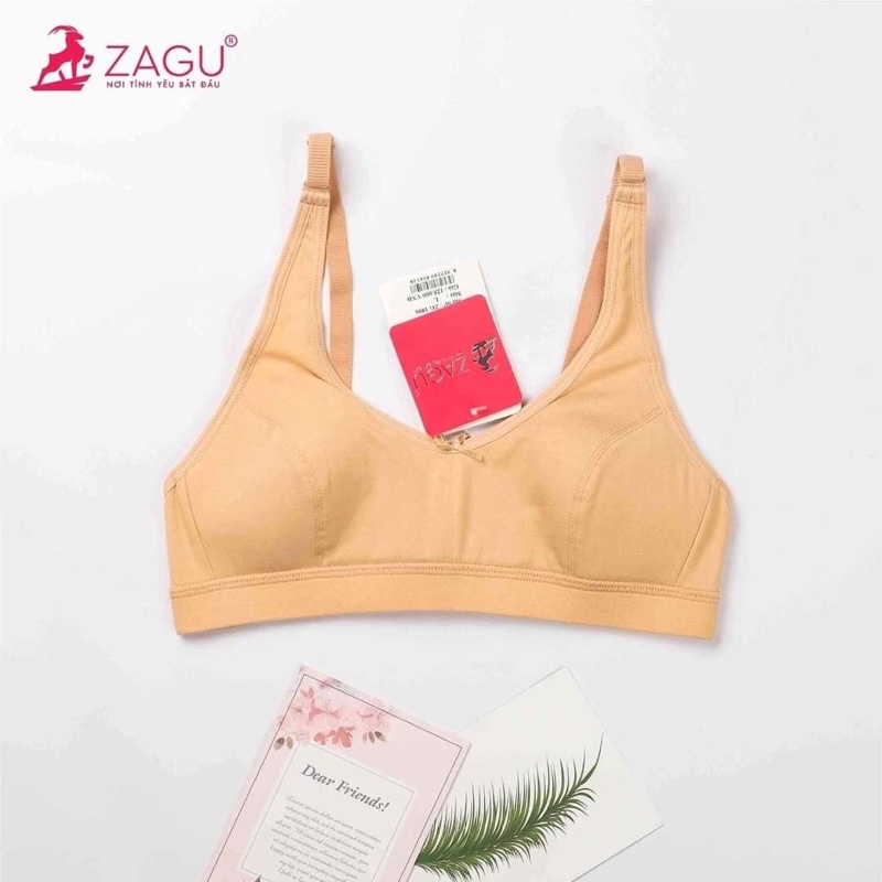 (Ảnh thật) Áo lá ZAGU 1806 chất liệu cotton form ngắn, mút mỏng Cam kết 100% xuất xứ tại Việt Nam