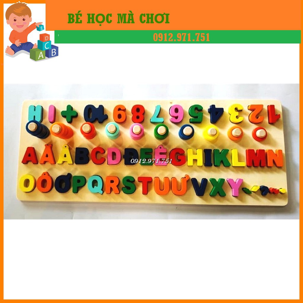 Bảng Chữ Cái Tiếng Việt Và Số Đếm Các Dấu Câu Và Cộng Trừ Montessori