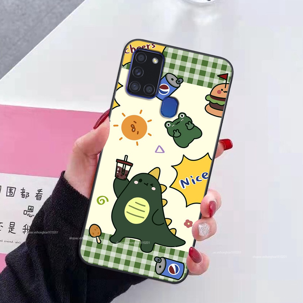 ⚡Ốp lưng Samsung Galaxy A21S khủng long cute chibi