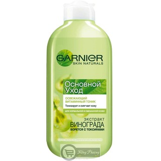 NƯỚC HOA HỒNG NHO XANH GARNIER DÀNH CHO DA THƯỜNG VÀ DA HỖN HỢP