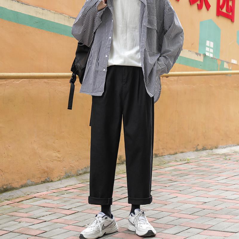 【Mã FashionSTSTERER Fun 1k và Single 99k】Quần Dài Ống Rộng Cá Tính Theo Phong Cách Hàn Quốc Dành Cho Nam | BigBuy360 - bigbuy360.vn