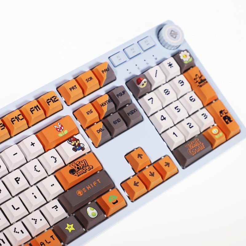 Mario keycap Super Mario Bros. theme keycap Nintendo PS5 Phim hoạt hình Anime PBT Dye thăng hoa bàn phím cơ học keycaps