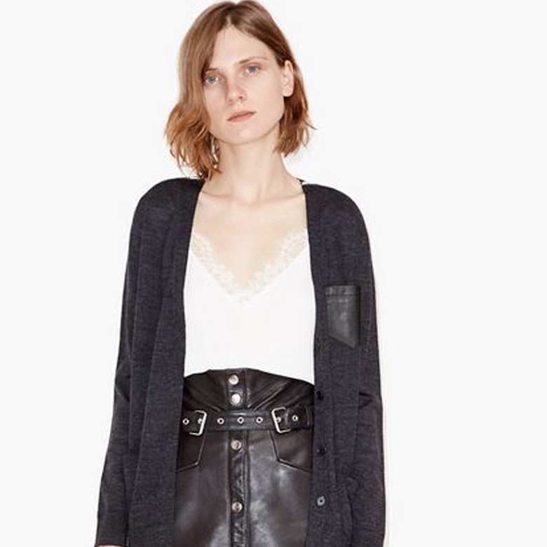 Áo hai dây cổ tim phối ren quyến rũ dành cho nữ | BigBuy360 - bigbuy360.vn