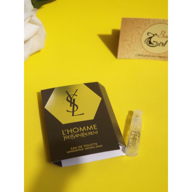 Mẫu Thử NƯỚC HOA NAM L'HOMME CỦA HÃNG YVES SAINT LAURENT 1ml | BigBuy360 - bigbuy360.vn