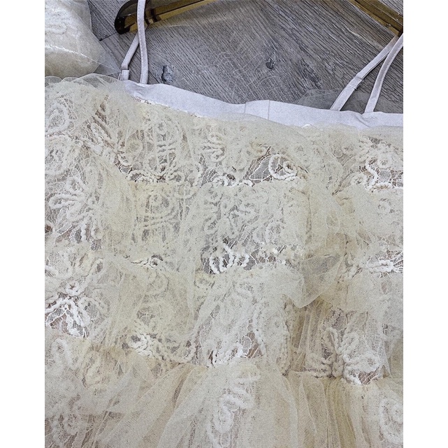 Aly Dress - Váy bồng tầng tơ công chúa