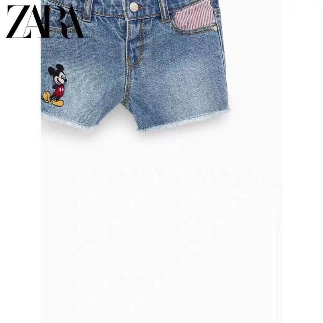 Quần short jeans  Zara bé gái