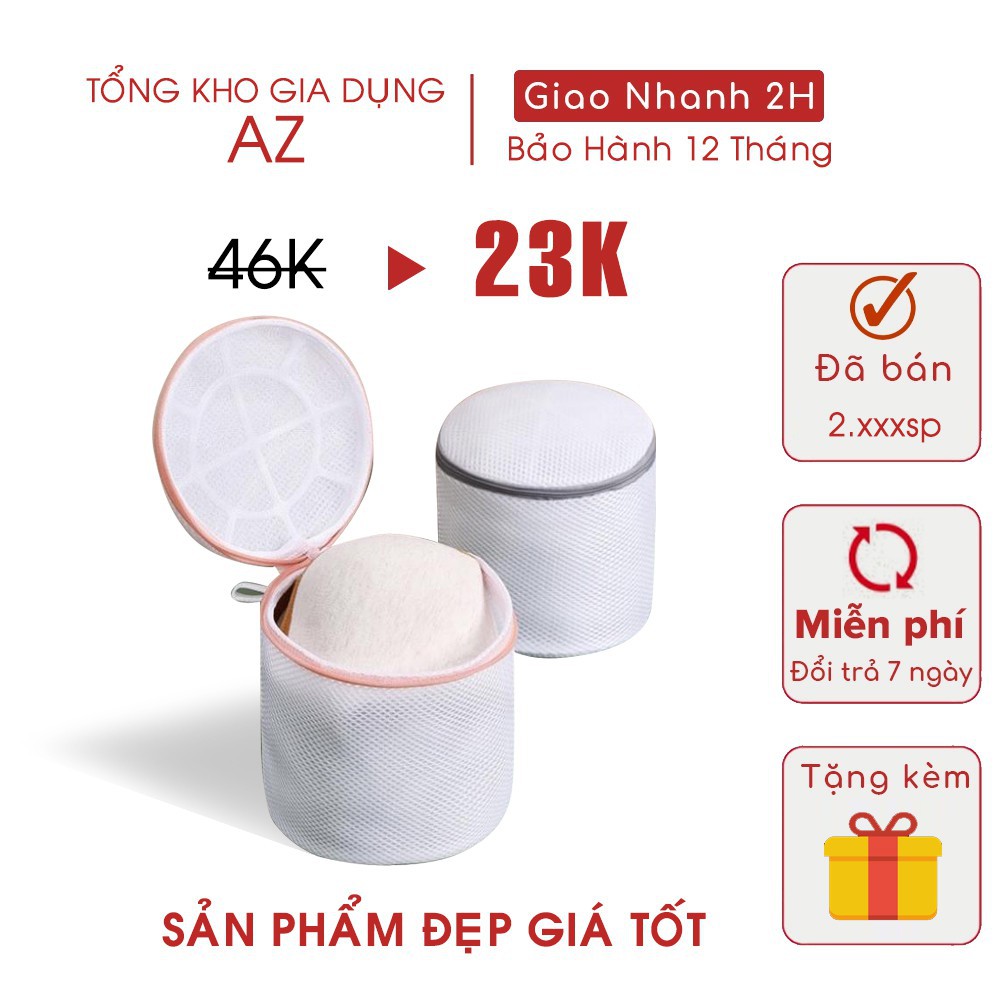 Túi giặt đồ lót hai lớp dày dặn - Túi giặt áo ngực, áo lót, bra tiện dụng, bền bỉ