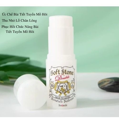 Lăn nách đá khoáng Nhật Bản Soft Stone Crystal Stone, lăn nách không mùi không màu mẫu mới
