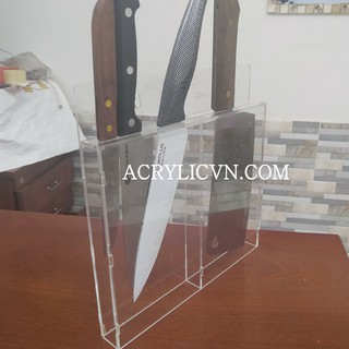 Kệ đựng dao treo tường bằng mica