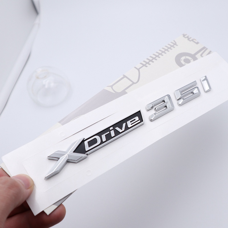 Miếng Dán Trang Trí Hông Xe Hơi BMW Xdrive 18i 20i 23i 25i 28i 30i 35i 40i 45i 50i 55i 48i