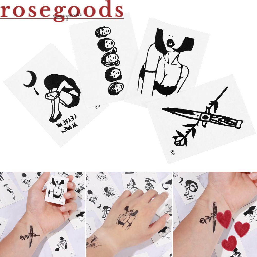 Set 100 Hình Xăm Dán Tạm Thời Dành Cho Nam Và Nữ