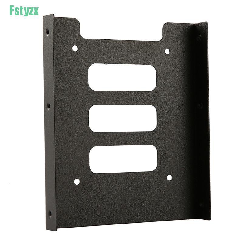 fstyzx 2.5&quot; To 3.5&quot; SSD HDD Metal Adapter Mounting Bracket Hard Drive Holder For PC