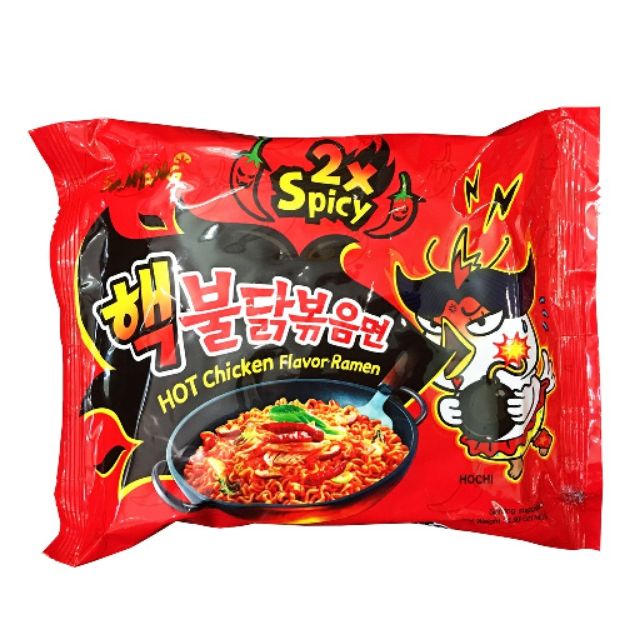 Lốc 5 gói mỳ gà cay 2x Spicy Samyang 720gr hàn quốc