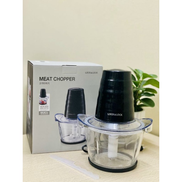 Máy xay thịt cối inox Lock& Lock 1L