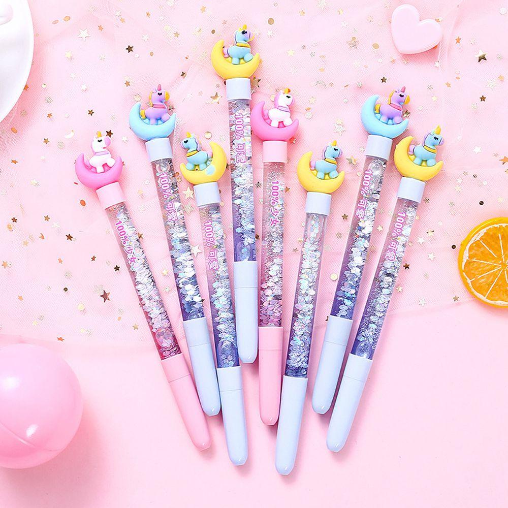 PEWANY Bút Mực Gel Ngòi 0.5mm Họa Tiết Hoạt Hình Dễ Thương Bắt Mắt