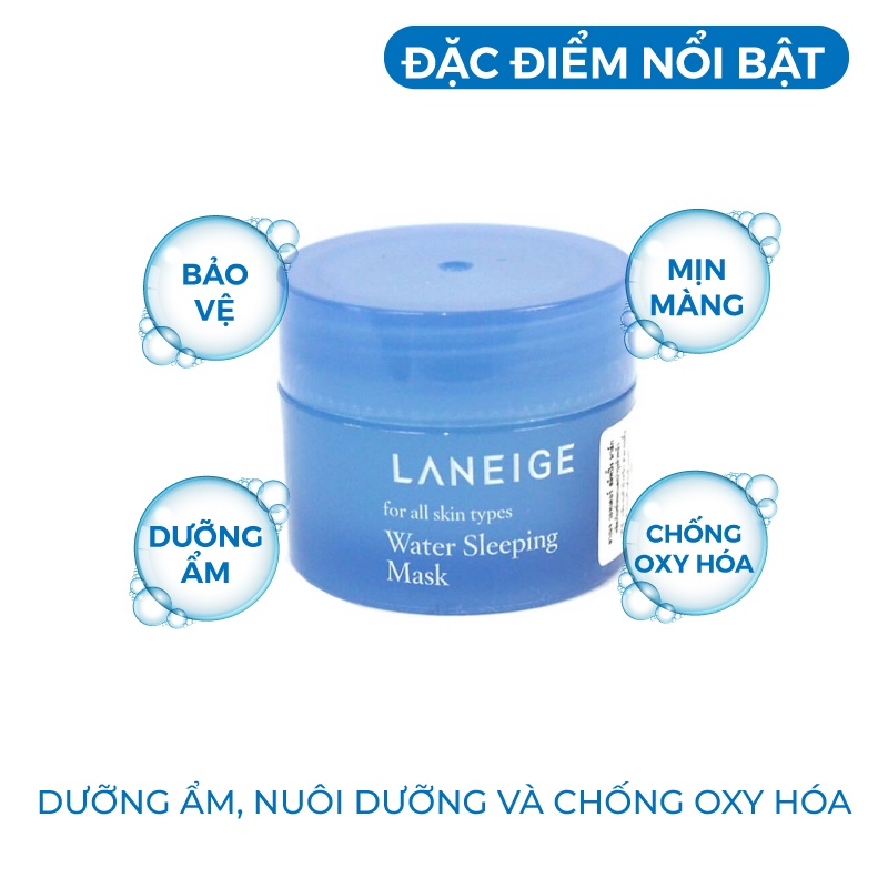 Mặt Nạ Ngủ Laneige Water Sleeping Mask Hàn Quốc 15ml [Hàng Auth Hàn Quốc]