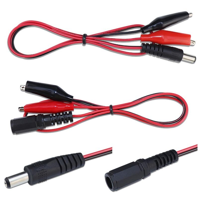 Dây Cáp Cá Sấu 50Cm DC 5.5 * 2.1Mm Male Sang Female 12V 3A