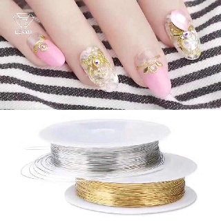 Cuộn Dây Đồng Trang Trí Móng Tay 0.3mm (  10 màu )