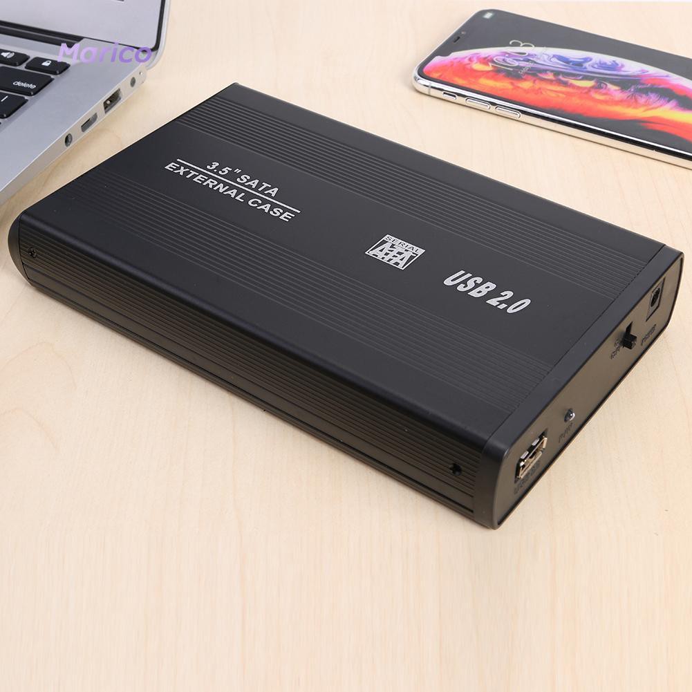 Hộp Đựng Ổ Cứng Ngoài 3.5 Inch Usb 2.0 Sang Sata 480mbps Hdd Ốp | BigBuy360 - bigbuy360.vn