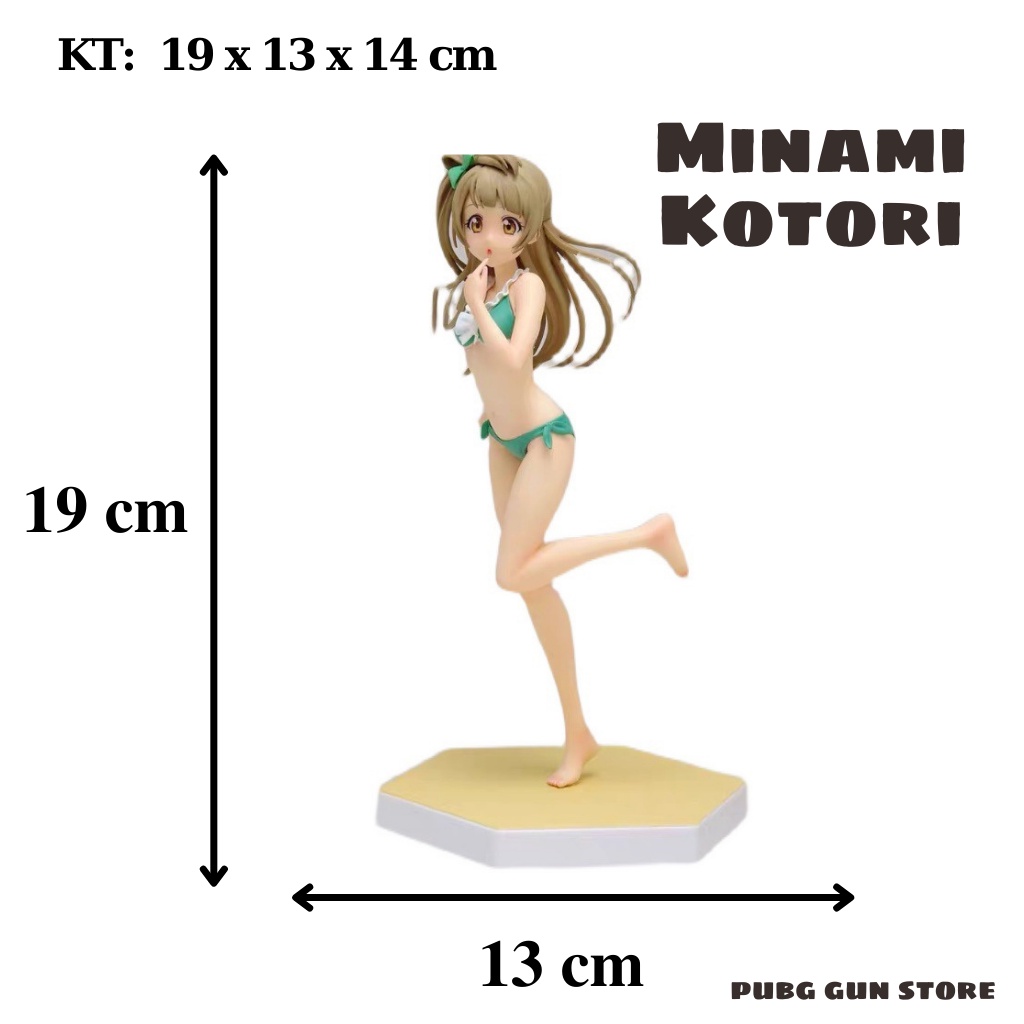 Nhân vật figure minami kotori swimsuit áo tắm sexy Đồ chơi trẻ em decor mô hình love live anime naruto lắp ráp có khớp