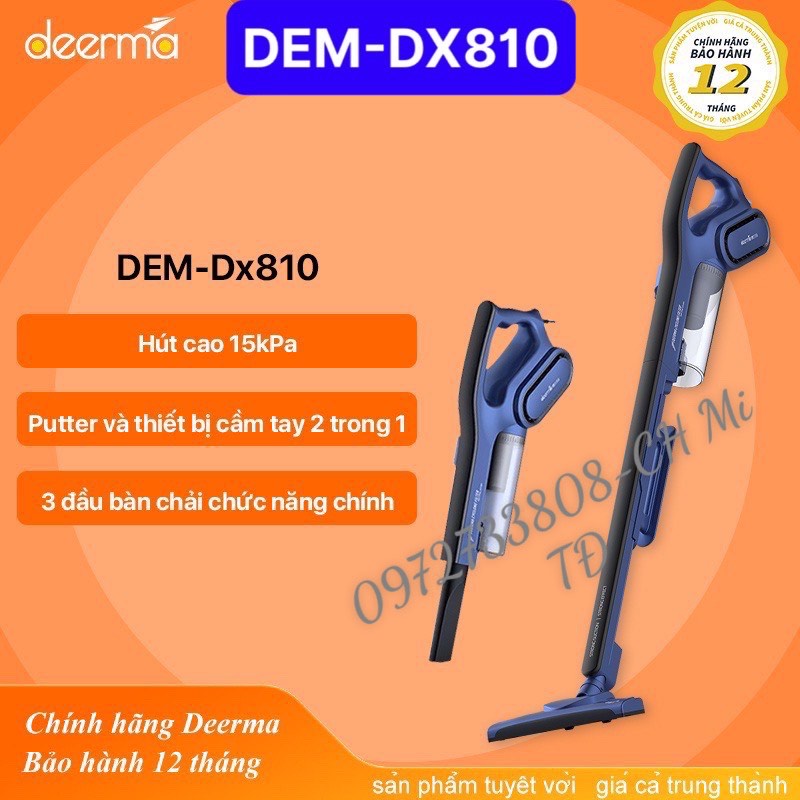 Máy hút bụi thông minh Vacuum Cleaner Deerma DX810 - BH 6 Tháng