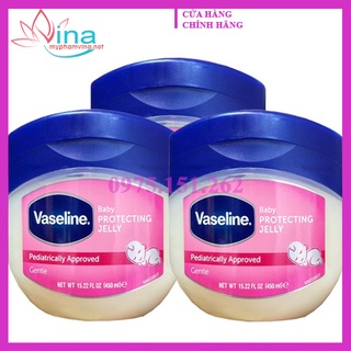 Sáp dưỡng vaseline baby 450ml - màu hồng - usa