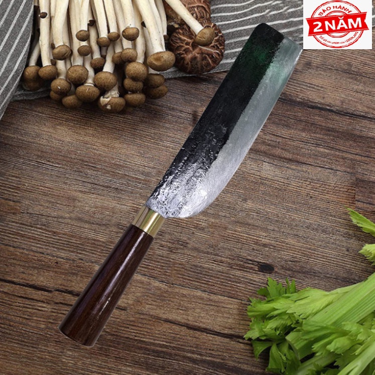 Dao thái nhà siêu sắc bằng nhíp xe ô tô chuẩn làng nghề rèn Đa Sỹ