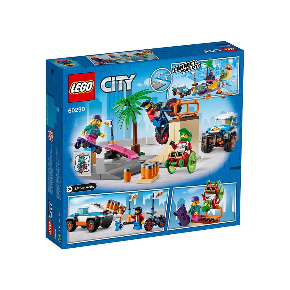 LEGO CITY 60290 Khu Vui Chơi Trượt Ván ( 195 Chi tiết)