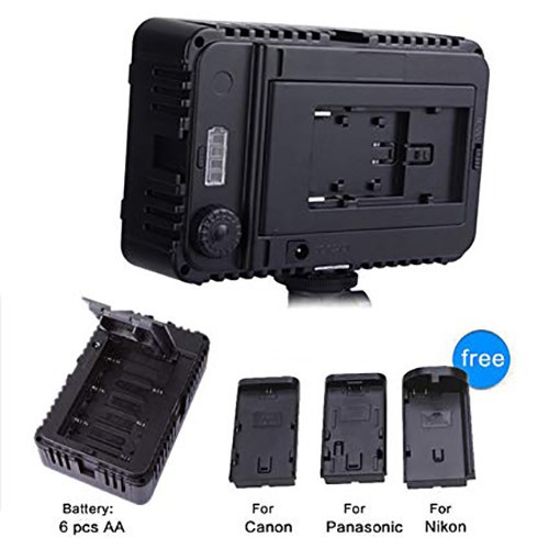 Đèn Led Selens 168 Bóng Trợ Sáng Cho Máy Ảnh Canon Nikon Dslr